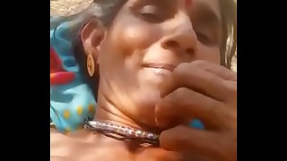 Desi village aunty pissing and plowing