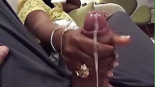 Desi lady drilling by youthfull guy
